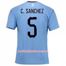Maillot/Tenue Uruguay C.Sanchez 5 Domicile Coupe du monde 2018